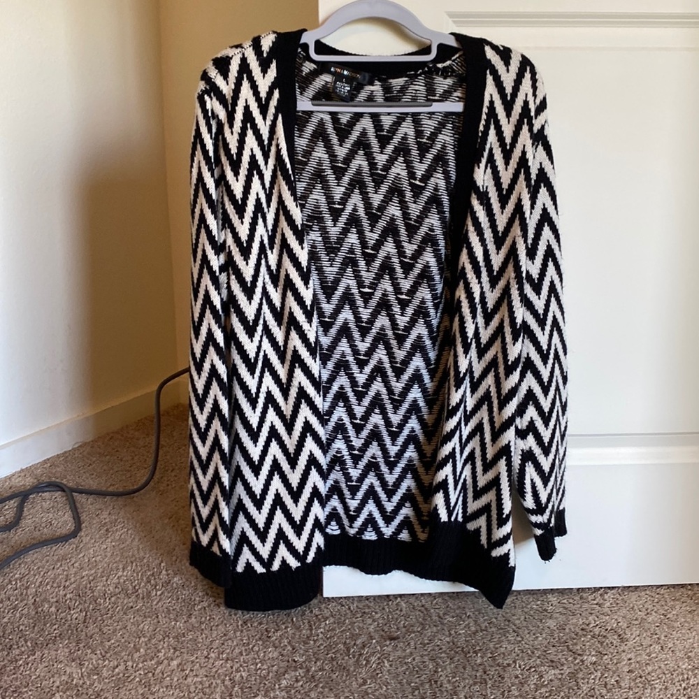 Striped cardigan